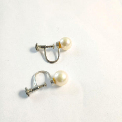 Akoya Pearl Necklace and Earrings Set PN1010 white pearls, 39 cm necklace with matching earrings