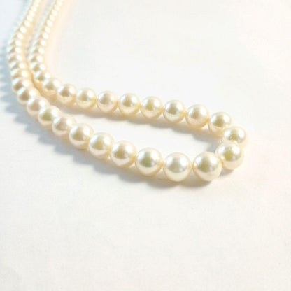 Akoya Pearl Necklace and Earrings Set PN1010 white pearls, 39 cm necklace with matching earrings