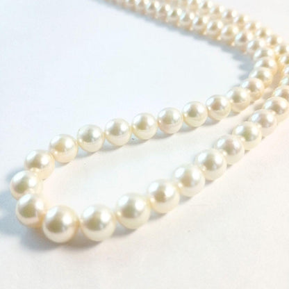 Akoya Pearl Necklace and Earrings Set PN1010 white pearls, 39 cm necklace with matching earrings