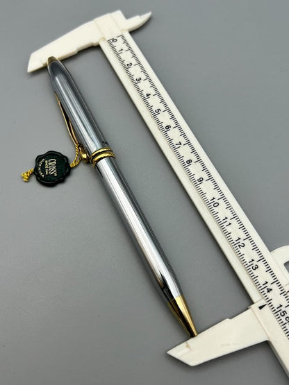 U.S. CROSS Townsend Ballpoint Pen with old logo, metallic finish, 31 grams, 14.6 cm length