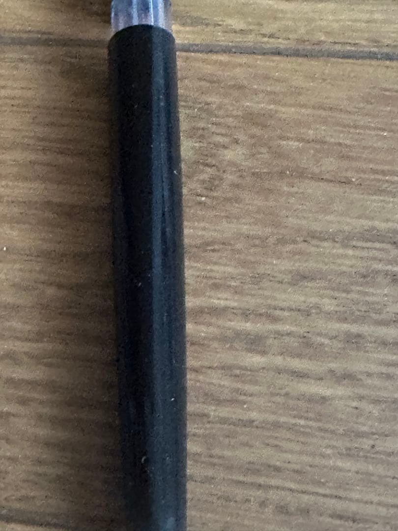 PILOT Super 70V Fountain Pen in black with metallic cap and attached clip
