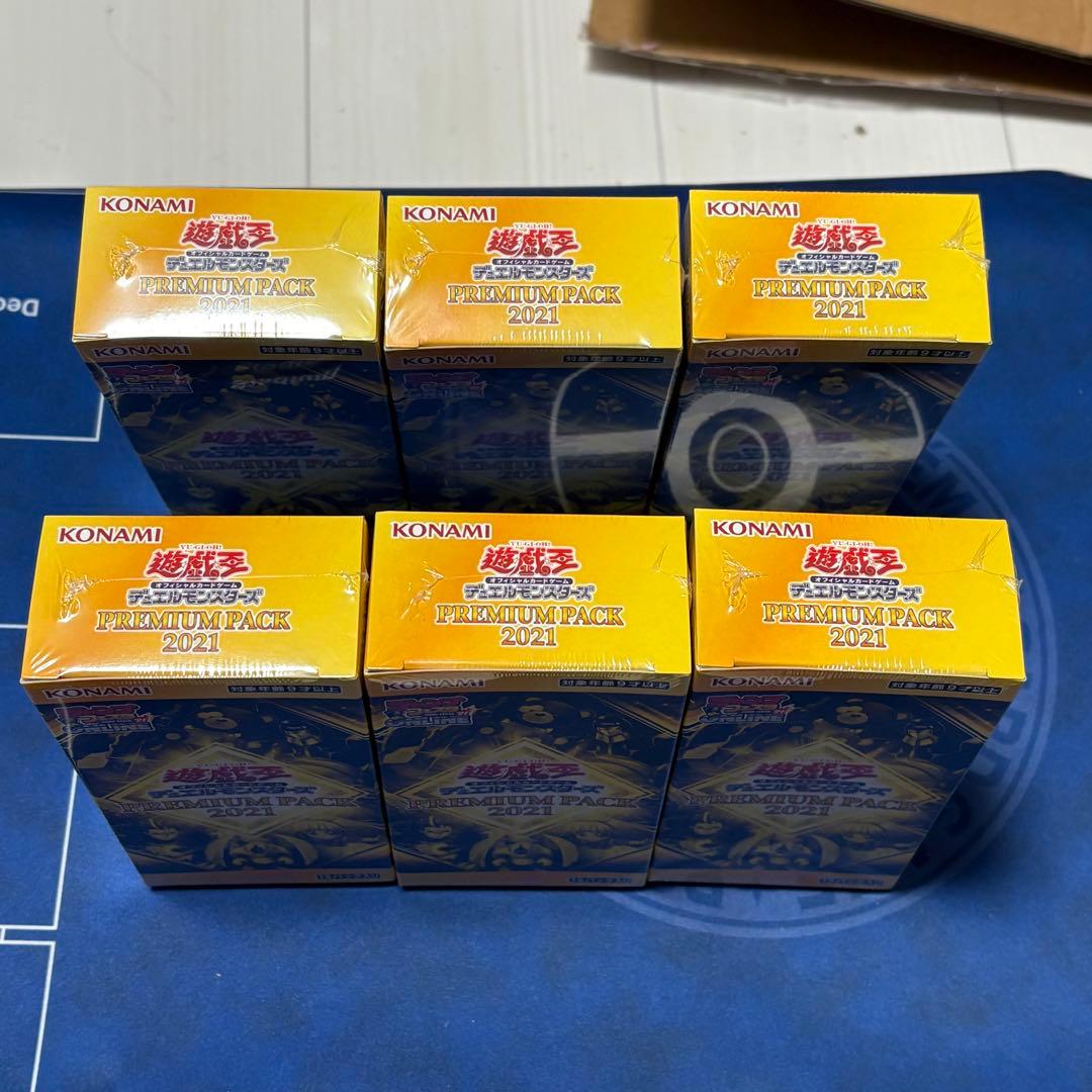 Yu-Gi-Oh Yu-Gi-Oh! Premium Pack 2021 Unopened Shrink 6BOX Box — Japanese