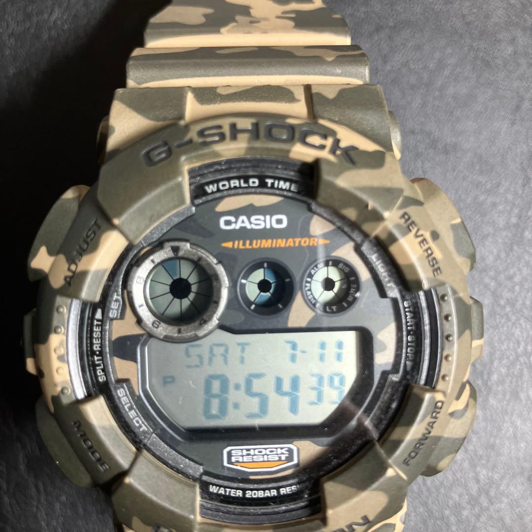 CASIO G-SHOCK カモフラージュ Digital Men's Watch — Japanese