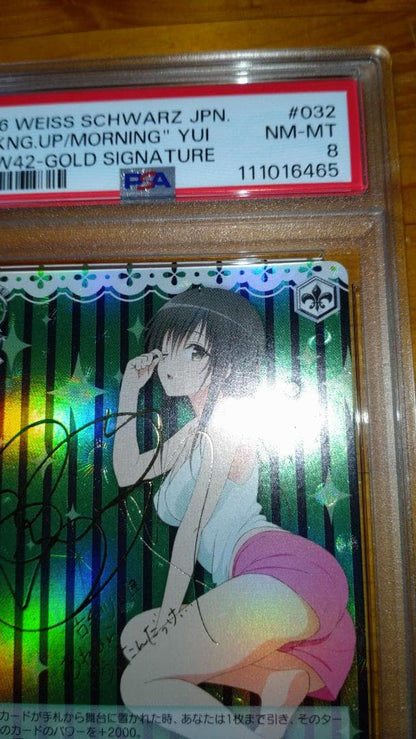 PSA 8 Weiss Schwarz Wake Up in the Morning, Yui — Japanese