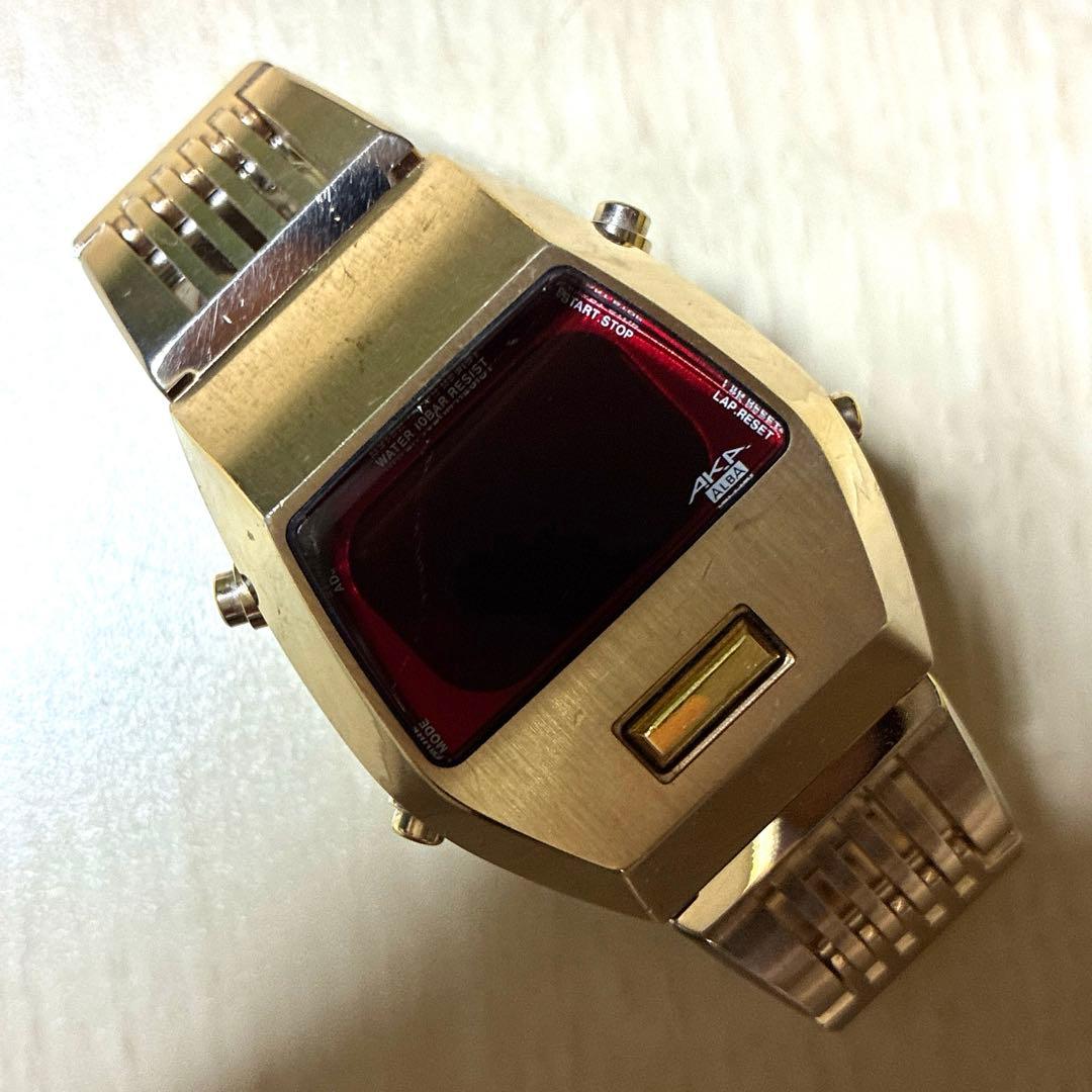 SEIKO ALBA AKA LED Quartz Men's Watch — Japanese