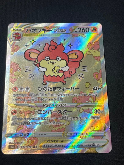 Pokemon Paucky VSTAR SAR — 214/172 — Japanese