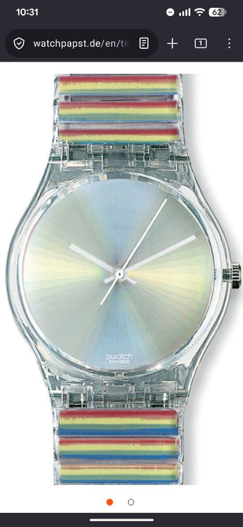 swatch GZ157 Quartz Men's — Japanese
