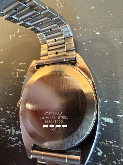 SEIKO 7830-8000 Quartz Men's Watch — Japanese