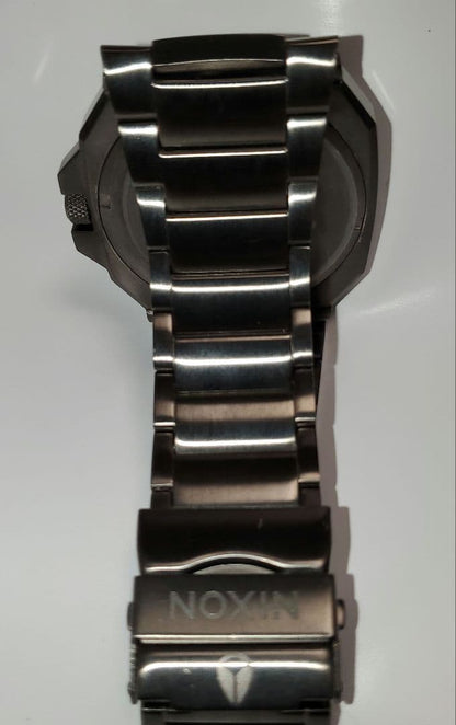 NIXON DECK ALL GUNMETAL Quartz Men's Watch — Japanese