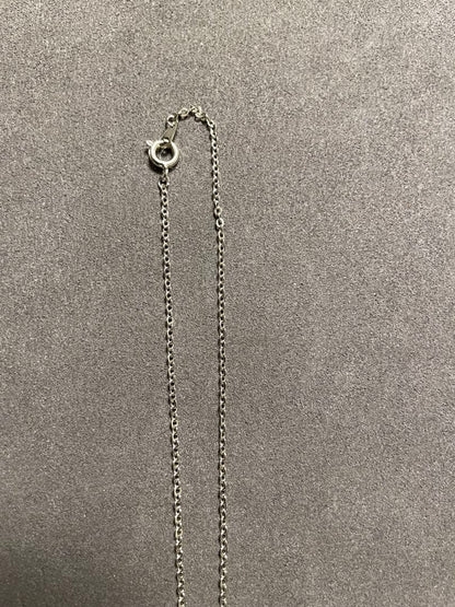 Mikimoto 925 silver chain necklace featuring a 1.5 cm pearl pendant