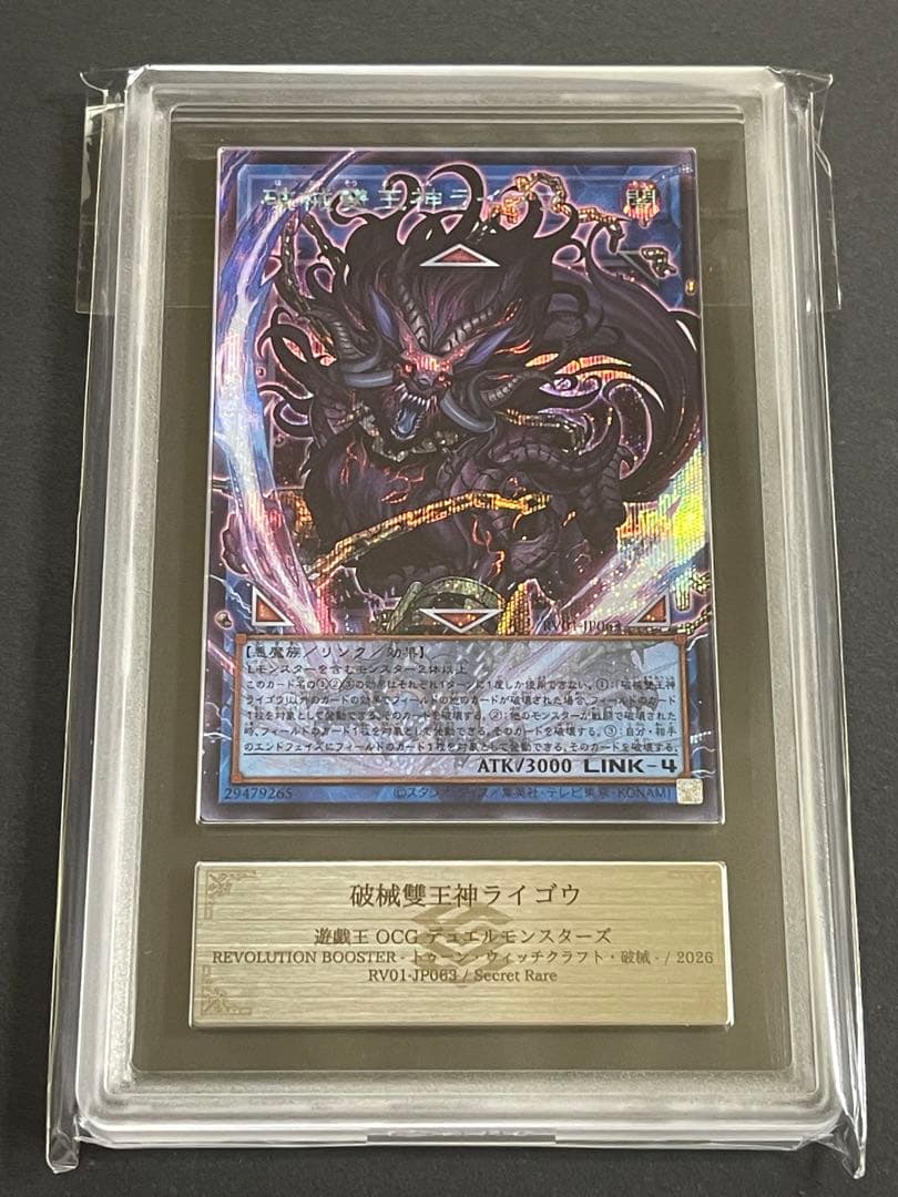 ARS 10 Yu-Gi-Oh Yu-Gi-Oh! Destroyer King Lord of Destined Destruction Lygou Over Frame Secret Ce — Japanese