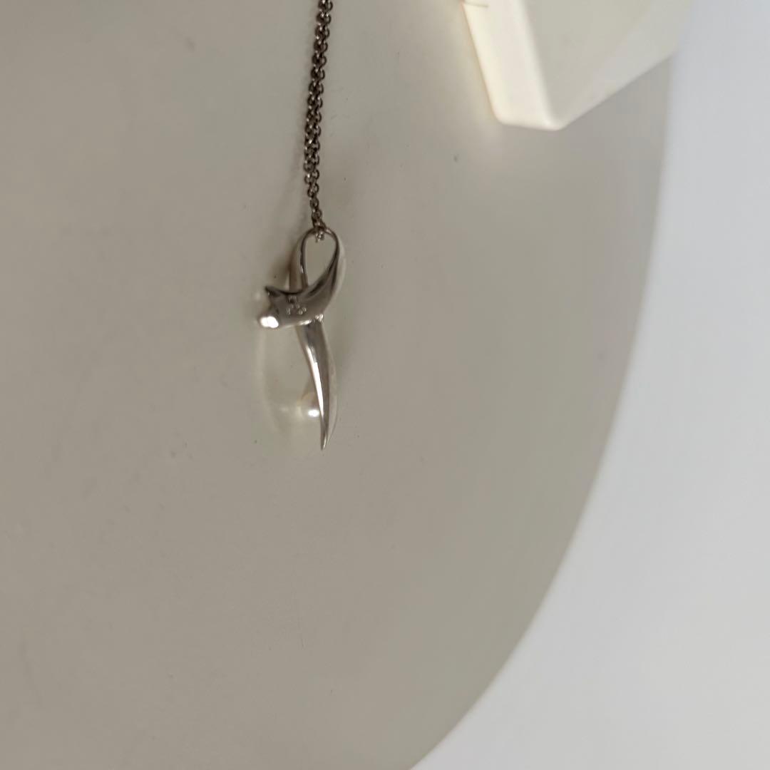 MIKIMOTO PERLITA Silver925 Pearl Necklace with marked chain and authentic pearls