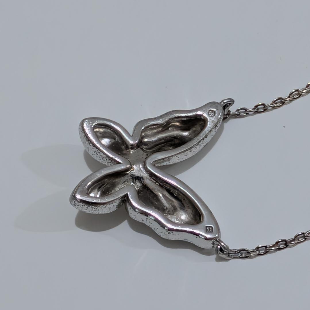 2079 Mikimoto pearl necklace with 4mm pearl on 44cm SV925 sterling silver chain and pendant