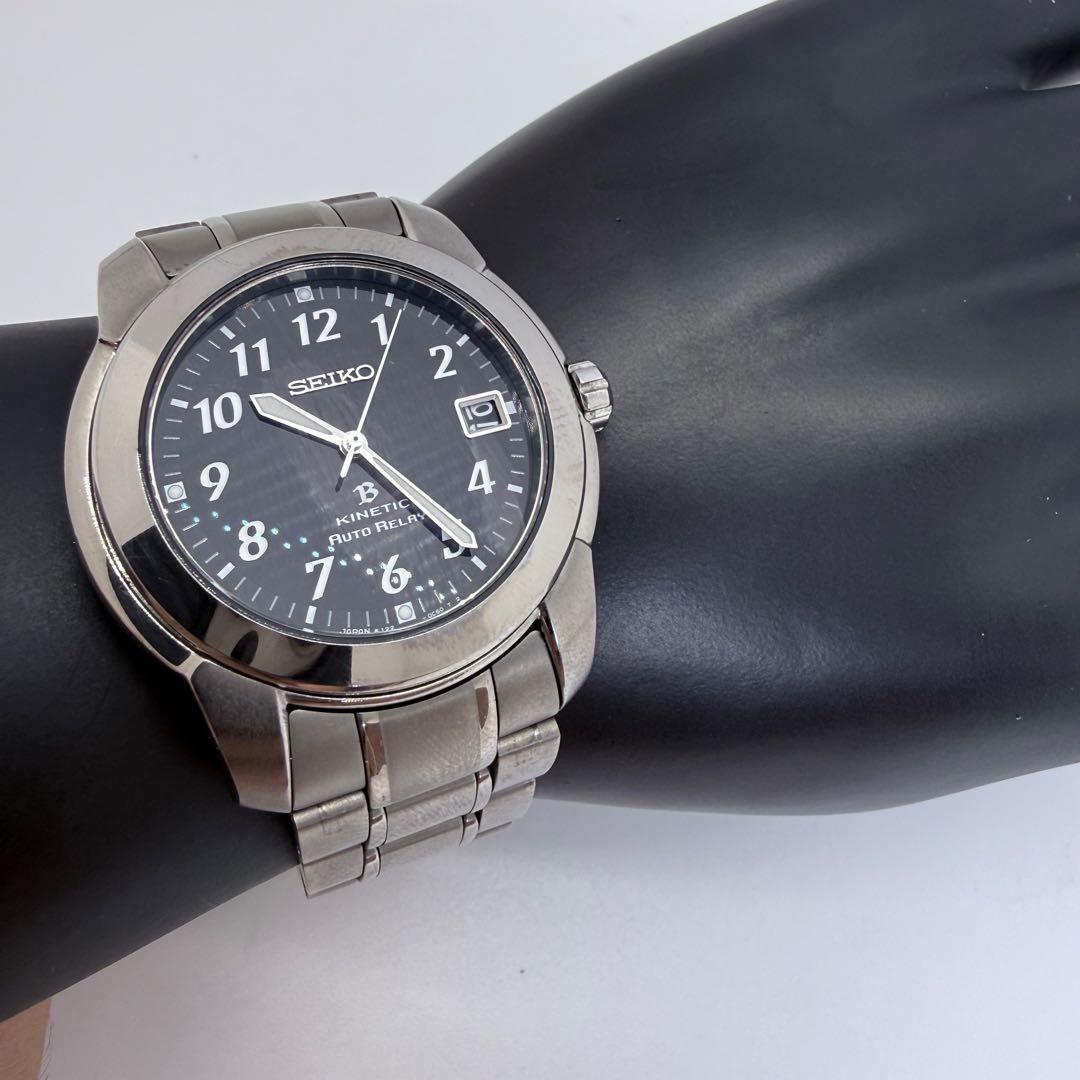 SEIKO BST085 Kinetic Men's Watch — Japanese