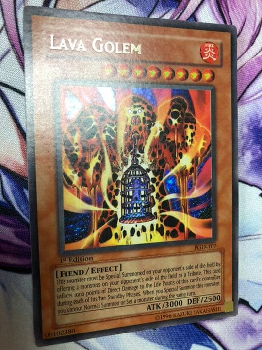 Yu-Gi-Oh Lava Golem — English