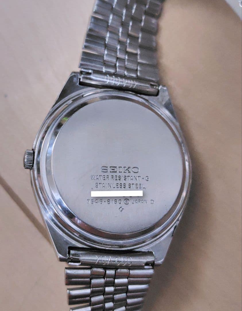 SEIKO 7546 Quartz Men's Watch — Japanese