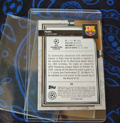 PEDRI FC Barcelona Limited Card 07/25 — 07/25 — Japanese