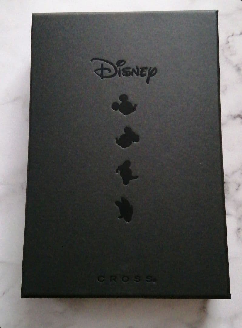Red Cross Disney Limited Sentiment rotating ballpoint pen with 4 charms and black carrying case