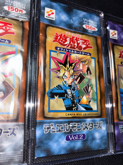 Yu-Gi-Oh Yu-Gi-Oh! Vol. 1 Initial First Edition Vol. 2 Vol. 3 Unopened Discontinued Set Pack — Japanese
