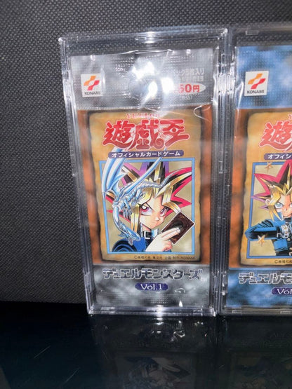 Yu-Gi-Oh Yu-Gi-Oh! Vol. 1 Initial First Edition Vol. 2 Vol. 3 Unopened Discontinued Set Pack — Japanese