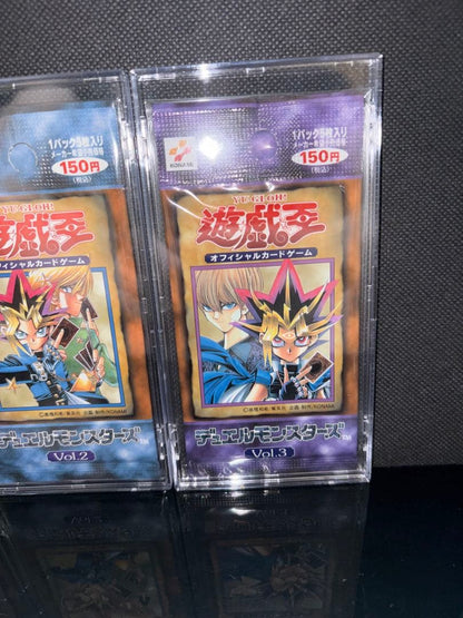 Yu-Gi-Oh Yu-Gi-Oh! Vol. 1 Initial First Edition Vol. 2 Vol. 3 Unopened Discontinued Set Pack — Japanese