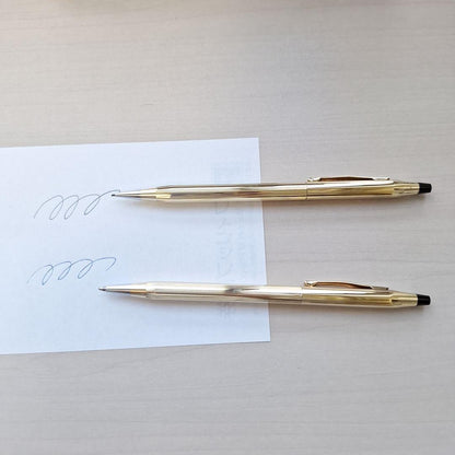 Cross Classic Century 2-piece pen set with 10KT gold filled refill in gold color