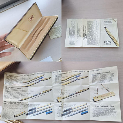 Cross Classic Century 2-piece pen set with 10KT gold filled refill in gold color