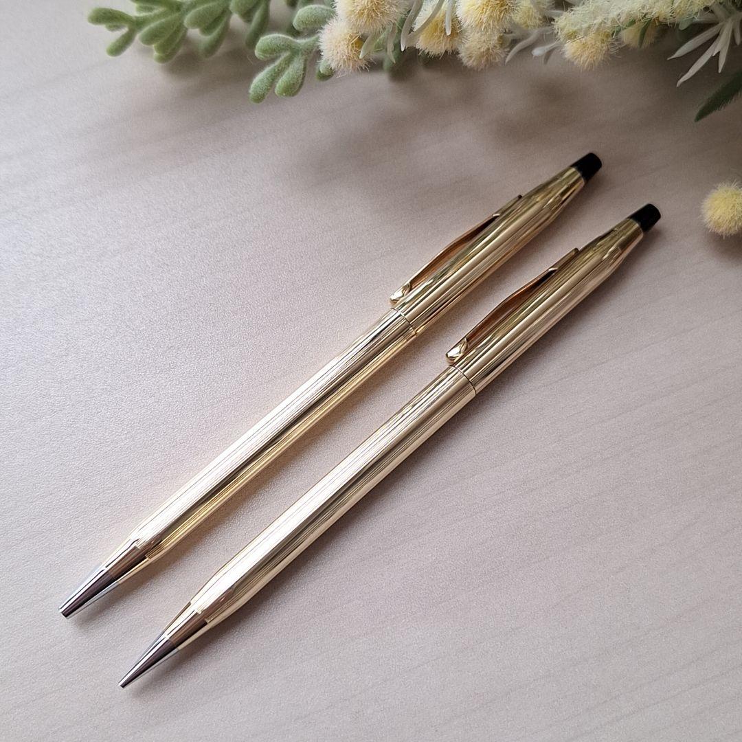 Cross Classic Century 2-piece pen set with 10KT gold filled refill in gold color