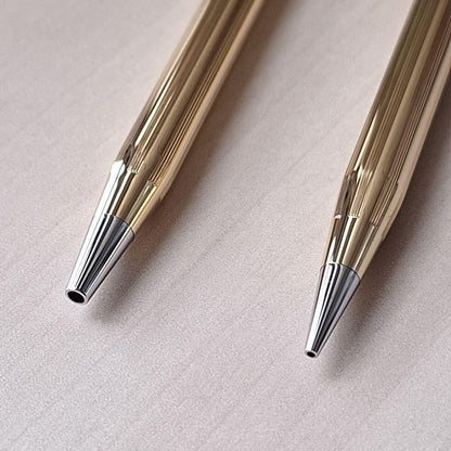 Cross Classic Century 2-piece pen set with 10KT gold filled refill in gold color