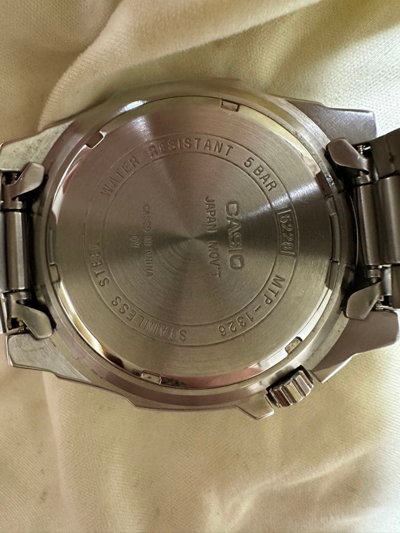 CASIO MTP-1326 Analog Men's Watch — Japanese