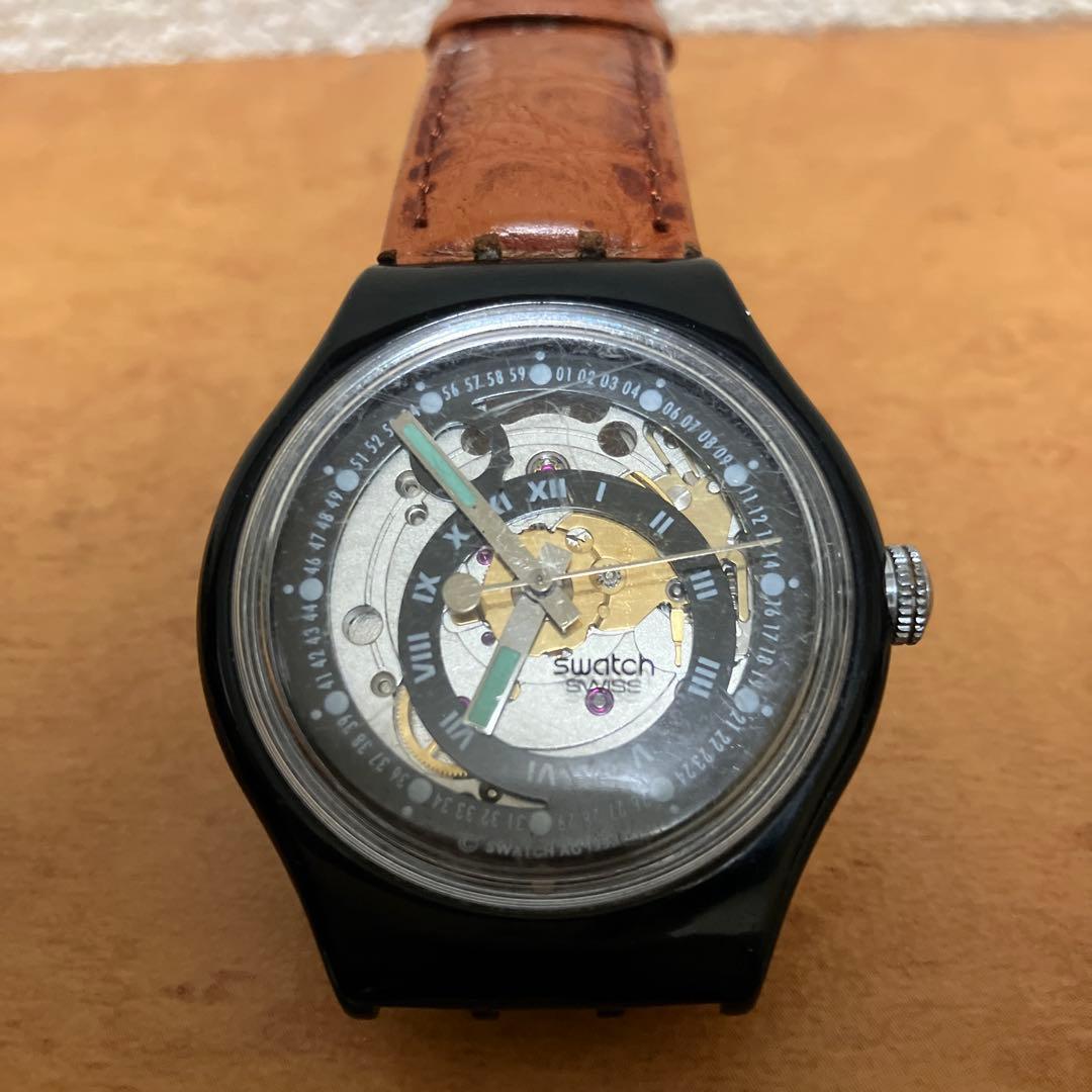 swatch SKONE 1992 Skeleton Auto Automatic Men's — Japanese