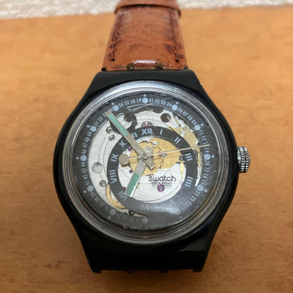 swatch SKONE 1992 Skeleton Auto Automatic Men's — Japanese