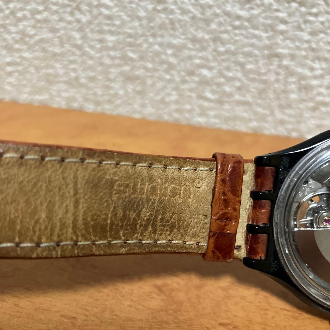 swatch SKONE 1992 Skeleton Auto Automatic Men's — Japanese