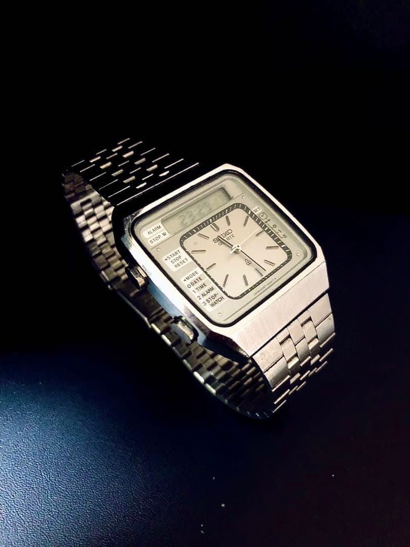 SEIKO SBTR009 Digital Men's Watch — Japanese