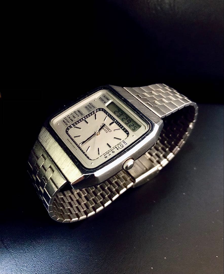 SEIKO SBTR009 Digital Men's Watch — Japanese