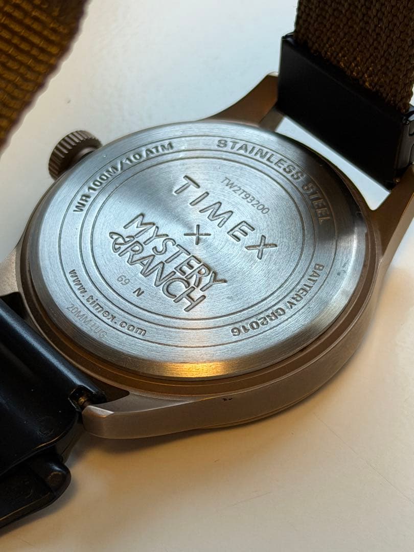TIMEX Limited Mystery Ranch Collaboration Date Quartz Men's Watch — Japanese