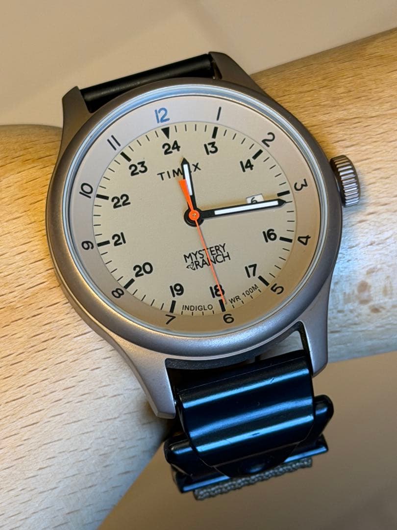 TIMEX Limited Mystery Ranch Collaboration Date Quartz Men's Watch — Japanese
