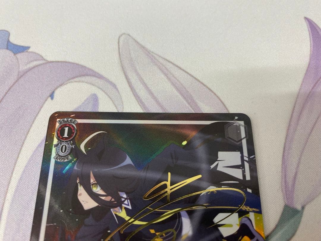 Weiss Schwarz Friendship Chase Manhattan Cafe SP Sign — Japanese