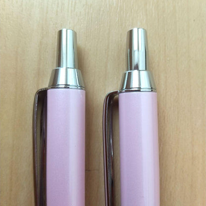 PILOT Cavalier ballpoint pen and mechanical pencil set with sleek black and silver design