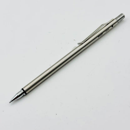Silver Pilot mechanical pencil with stainless steel body and included protective case