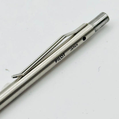 Silver Pilot mechanical pencil with stainless steel body and included protective case