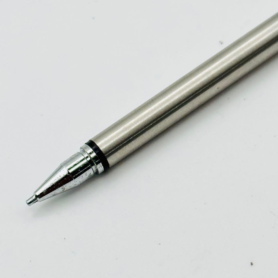 Silver Pilot mechanical pencil with stainless steel body and included protective case