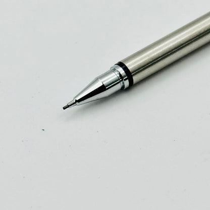 Silver Pilot mechanical pencil with stainless steel body and included protective case