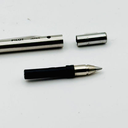 Silver Pilot mechanical pencil with stainless steel body and included protective case