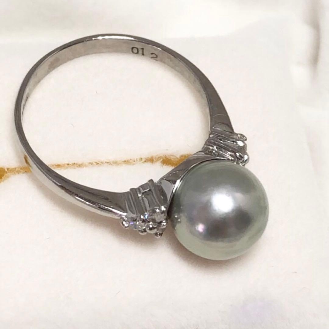 Akoya Pearl Necklace Earrings and Diamond Ring Set with 7.5-8 mm pearls and 43 cm necklace