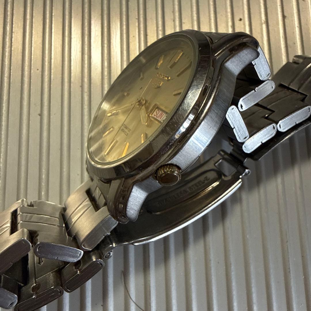 SEIKO 5 21石 Automatic Men's Watch — Japanese