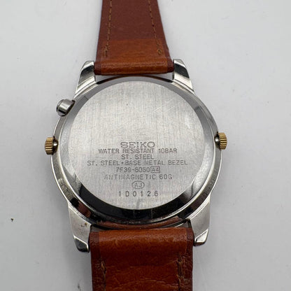 SEIKO AVENUE 7F39-6060 Quartz Men's Watch — Japanese