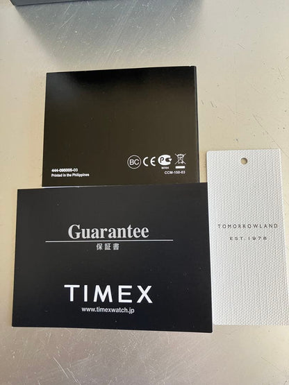 TIMEX TOMORROWLAND BLACK Quartz Men's Watch — Japanese