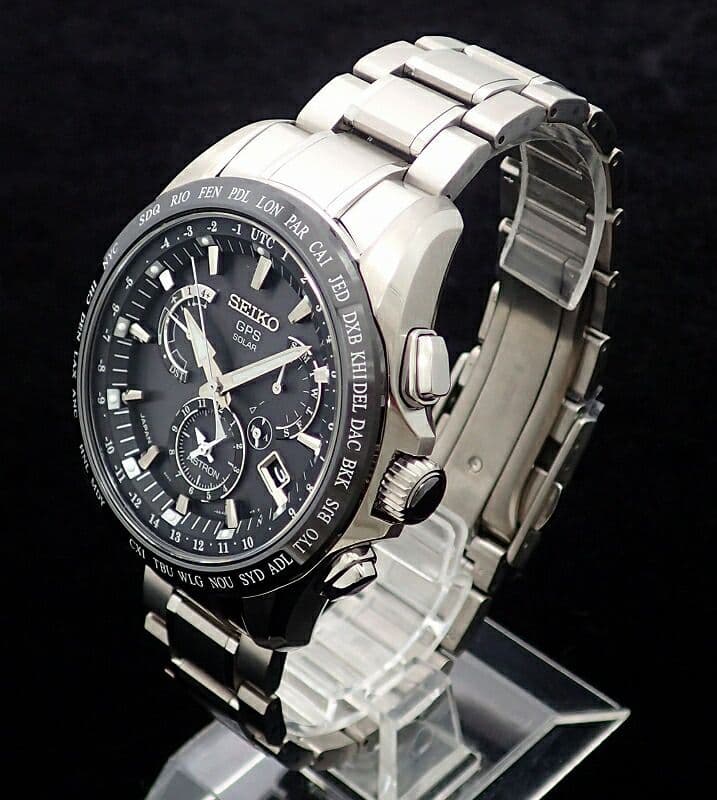 SEIKO GPS Solar Astron Men's Watch — Japanese