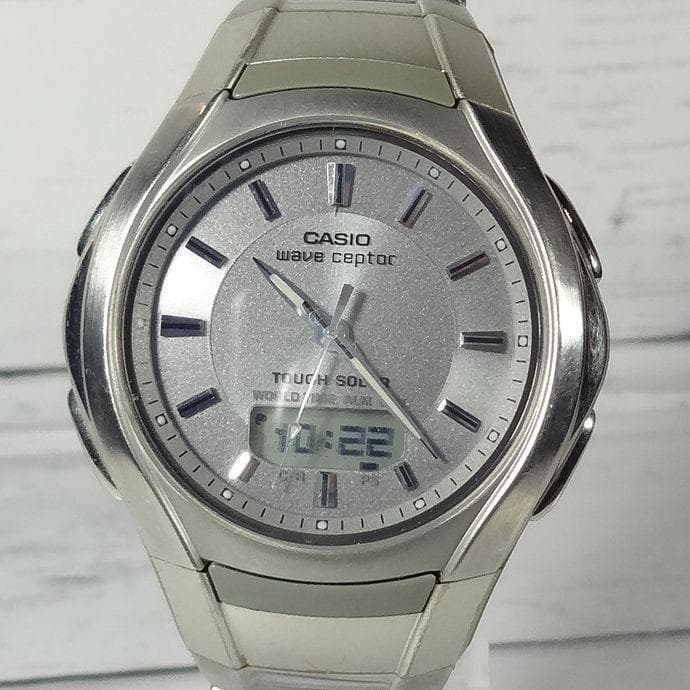 CASIO WVA-420J Solar Men's Watch — Japanese